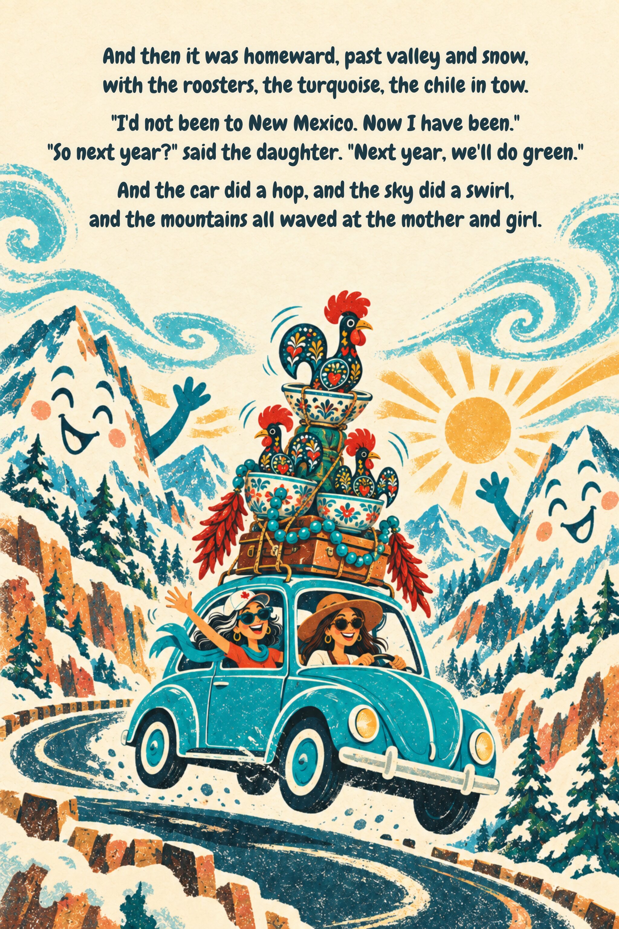 Page 11: Home, the long way. Illustrated verse; full text follows.